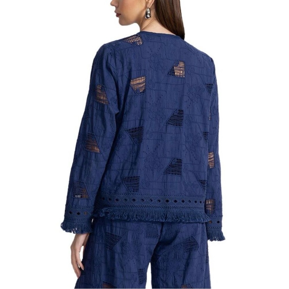 Johnny Was Kae Jacket - 100% Cotton - Size M - Picture 2 of 9